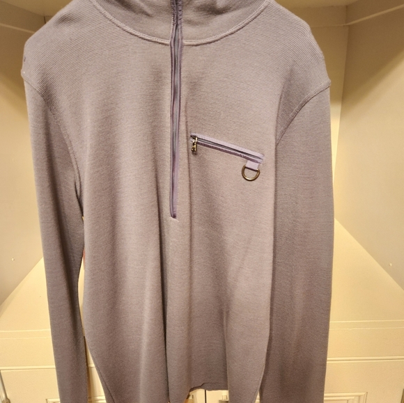 🎇HOST PICK 🎇NWT'S PRADA gorgeous 💙 100% wool sweater/zip pocket..small flaws - Picture 8 of 12